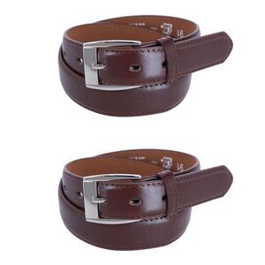 CTM Kids 1 1/8 Inch Causal Jean Belt (Pack of 2)